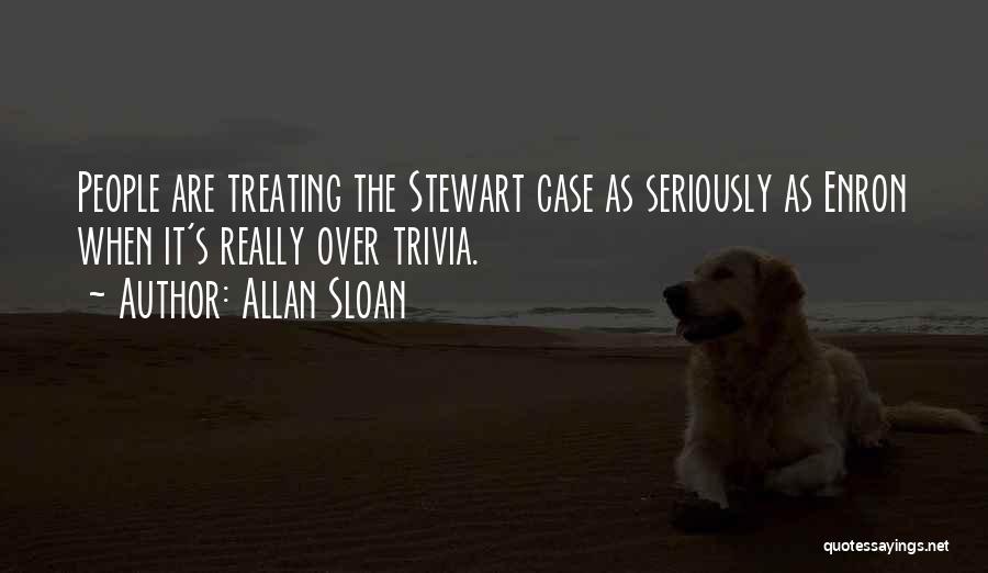 Trivia Quotes By Allan Sloan