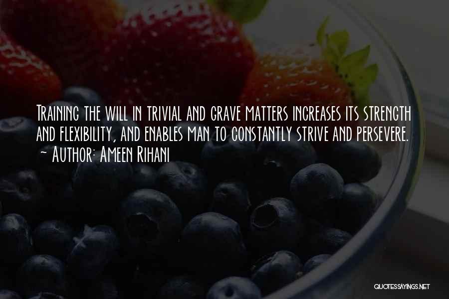 Trivial Matters Quotes By Ameen Rihani