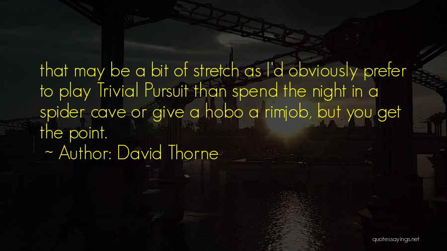 Trivial Pursuit Quotes By David Thorne