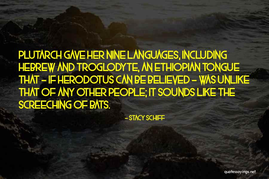 Troglodyte D D Quotes By Stacy Schiff Troglodyte D D Quotes By Stacy Schiff