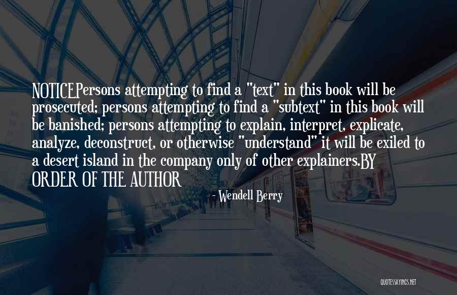 Troglodyte D D Quotes By Wendell Berry Troglodyte D D Quotes By Wendell Berry