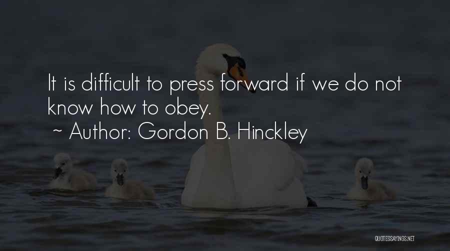 Trombini Paper Quotes By Gordon B. Hinckley