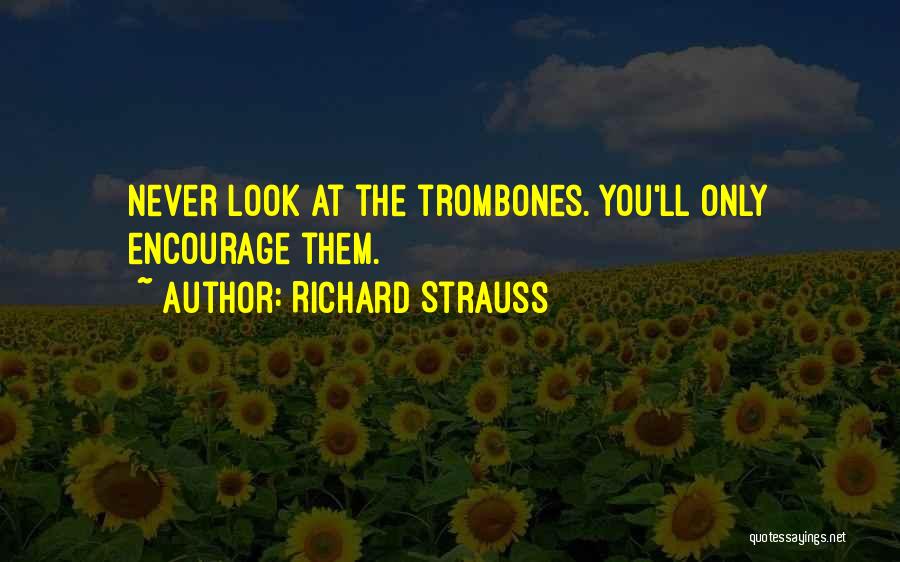 Trombones Quotes By Richard Strauss