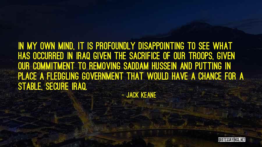 Troops In Iraq Quotes By Jack Keane Troops In Iraq Quotes By Jack Keane