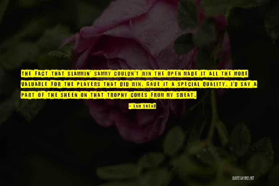 Trophy Quotes By Sam Snead Trophy Quotes By Sam Snead