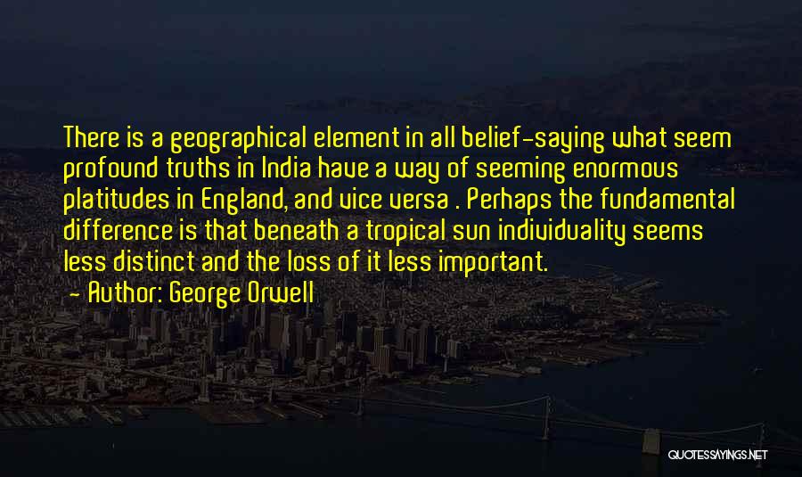 Tropical Quotes By George Orwell