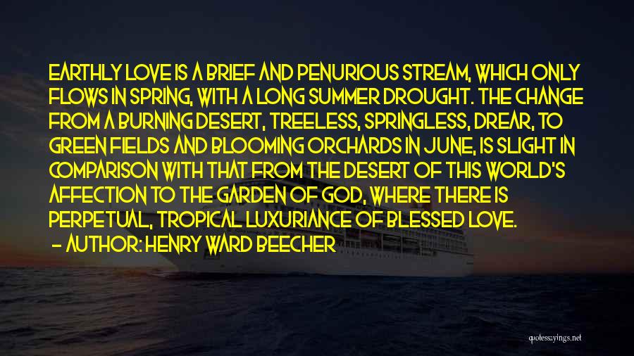 Tropical Quotes By Henry Ward Beecher