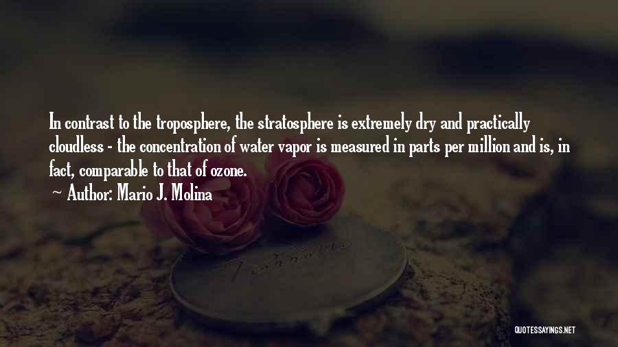 Troposphere Quotes By Mario J. Molina