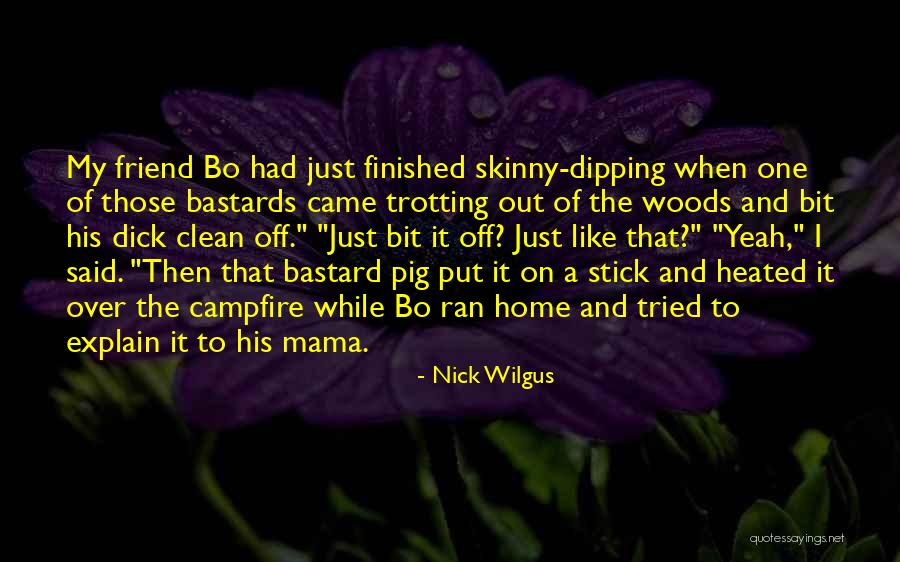 Trotting Quotes By Nick Wilgus