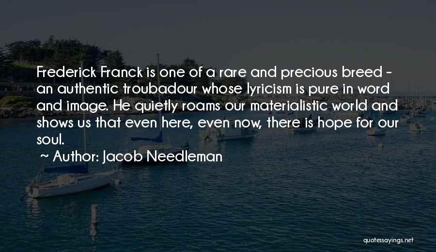 Troubadour Quotes By Jacob Needleman