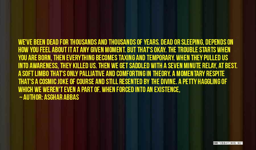 Trouble Sleeping Quotes By Asghar Abbas
