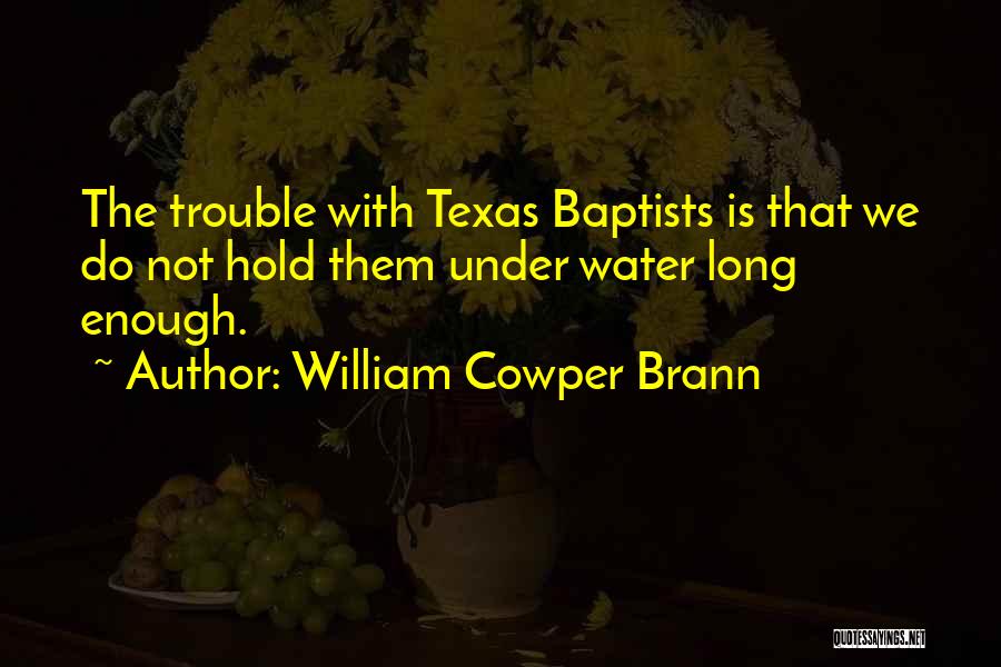 Trouble The Water Quotes By William Cowper Brann