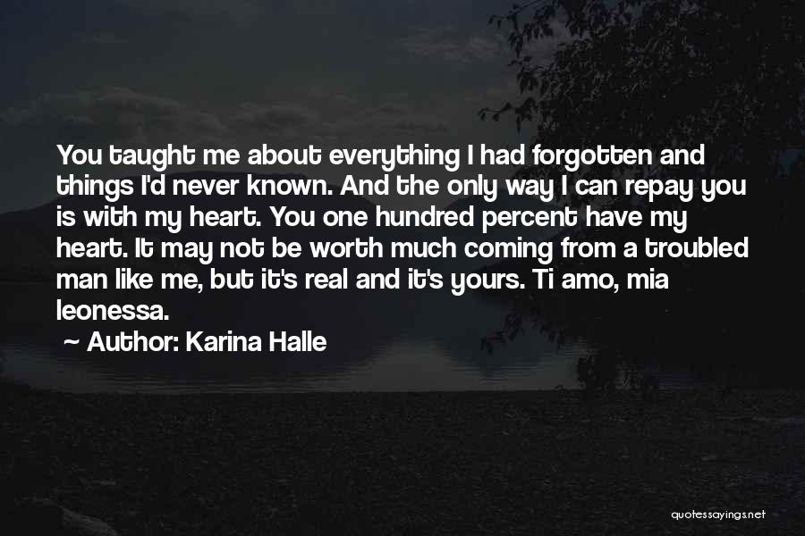 Troubled Heart Quotes By Karina Halle