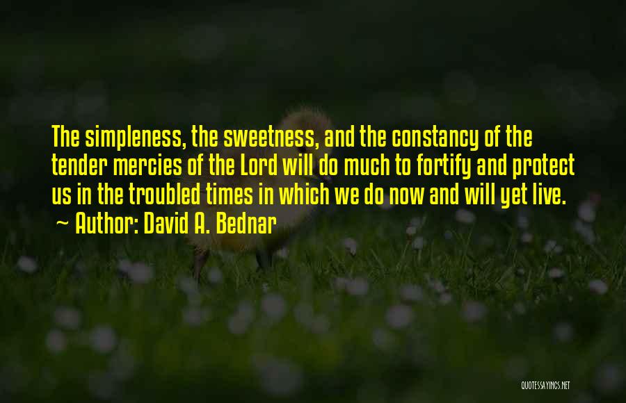 Troubled Times Quotes By David A. Bednar