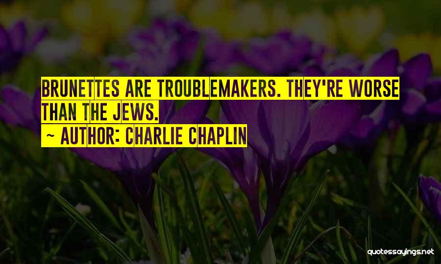 Troublemaker Quotes By Charlie Chaplin