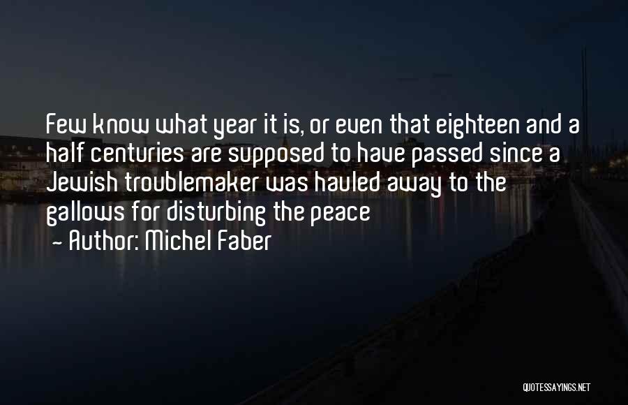 Troublemaker Quotes By Michel Faber