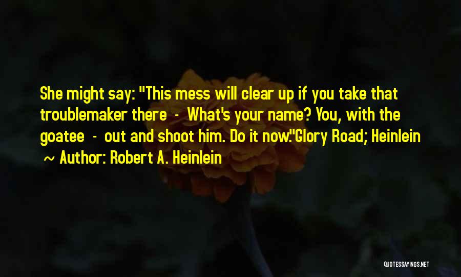 Troublemaker Quotes By Robert A. Heinlein