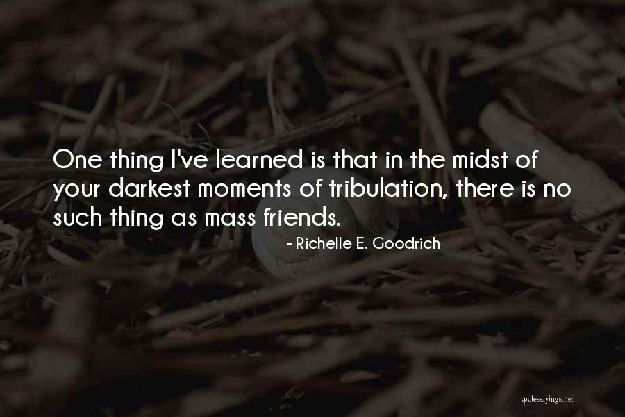 Troubles And Tribulations Quotes By Richelle E. Goodrich