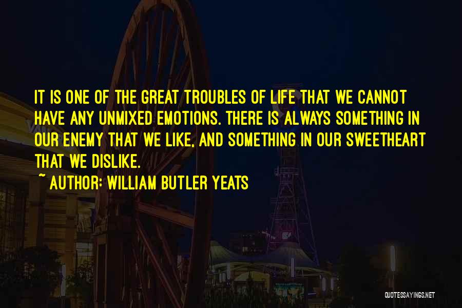 Troubles In Life Quotes By William Butler Yeats