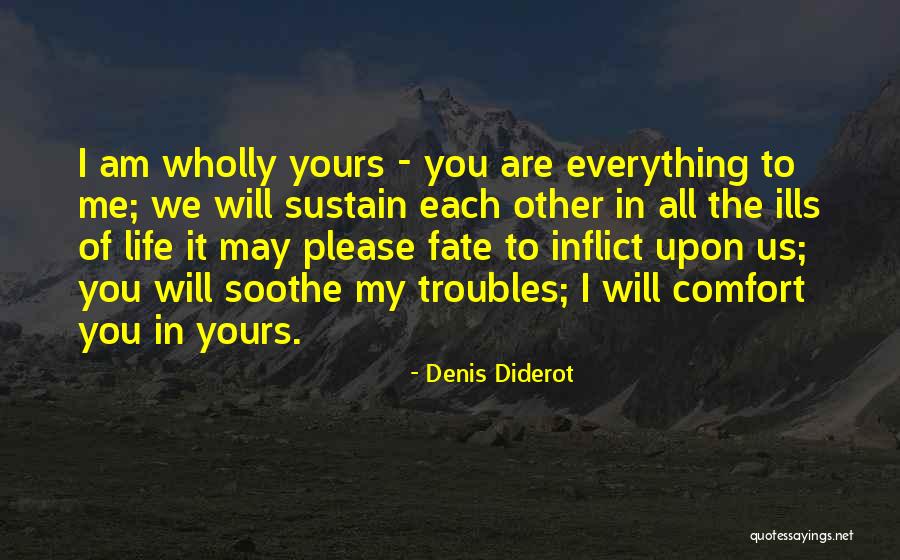 Troubles In Love Quotes By Denis Diderot