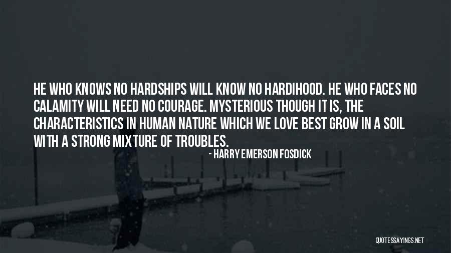 Troubles In Love Quotes By Harry Emerson Fosdick