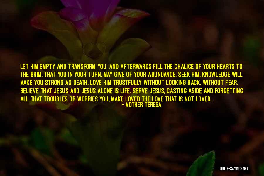 Troubles In Love Quotes By Mother Teresa Troubles In Love Quotes By Mother Teresa
