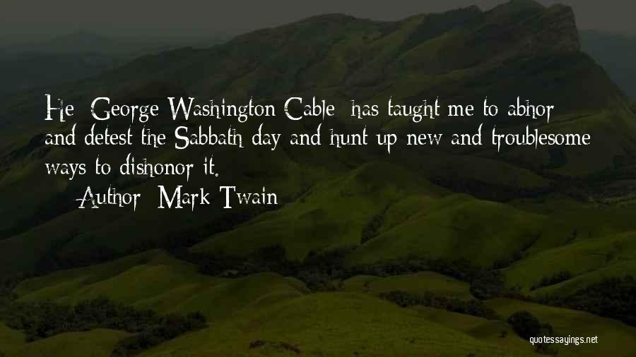 Troublesome Quotes By Mark Twain