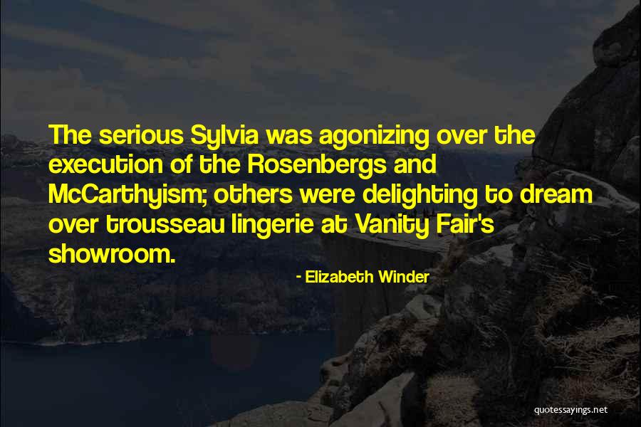 Trousseau Quotes By Elizabeth Winder