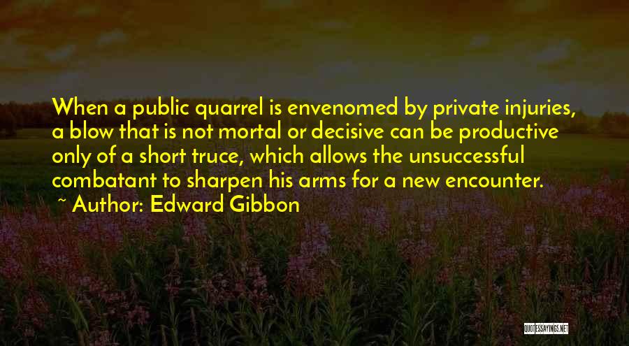 Truce Quotes By Edward Gibbon