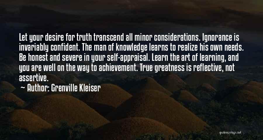 True Achievement Quotes By Grenville Kleiser