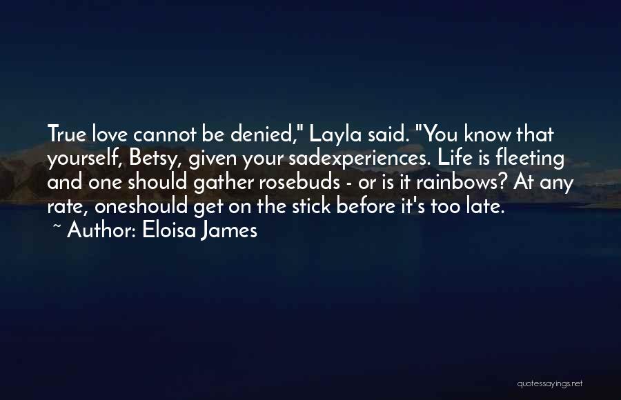 True And Sad Love Quotes By Eloisa James