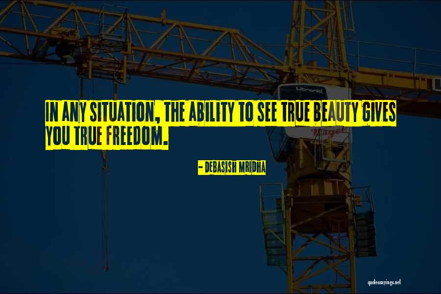 True Beauty Inspirational Quotes By Debasish Mridha