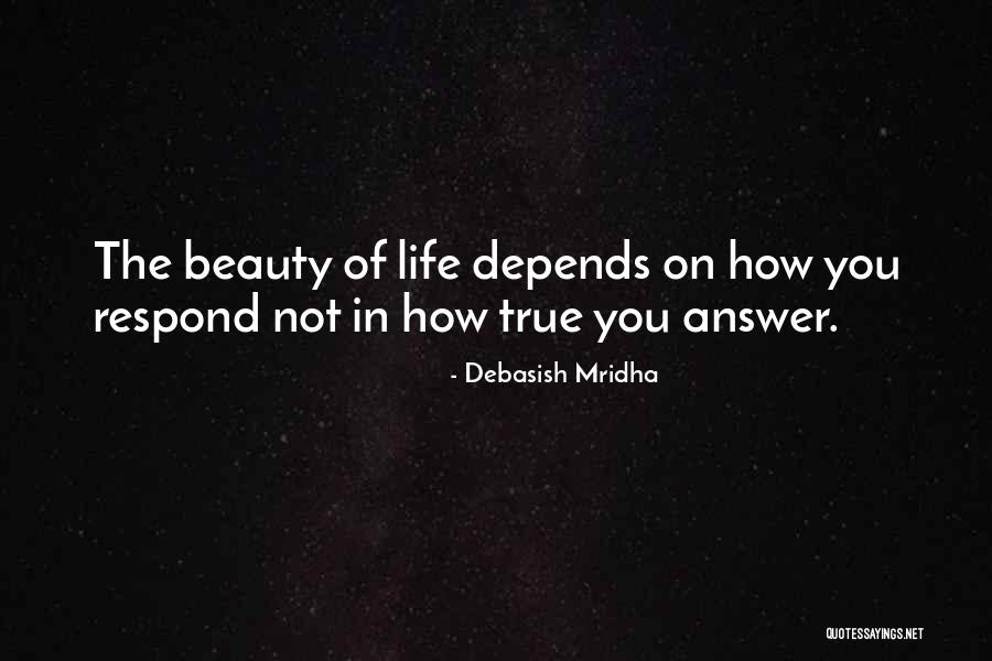 True Beauty Inspirational Quotes By Debasish Mridha