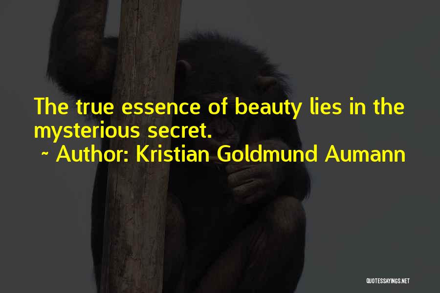 True Beauty Lies Within Quotes By Kristian Goldmund Aumann