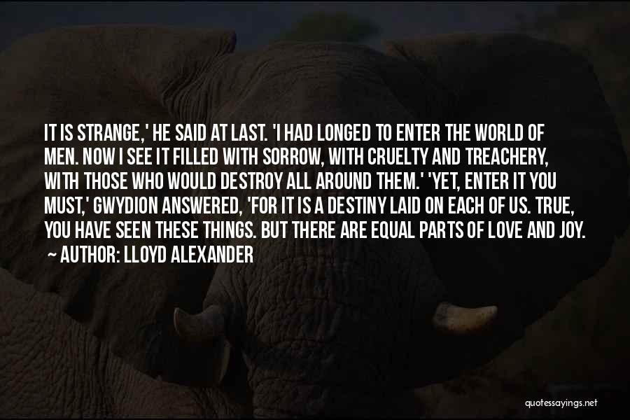 True But Strange Quotes By Lloyd Alexander
