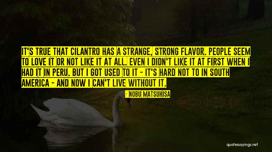 True But Strange Quotes By Nobu Matsuhisa