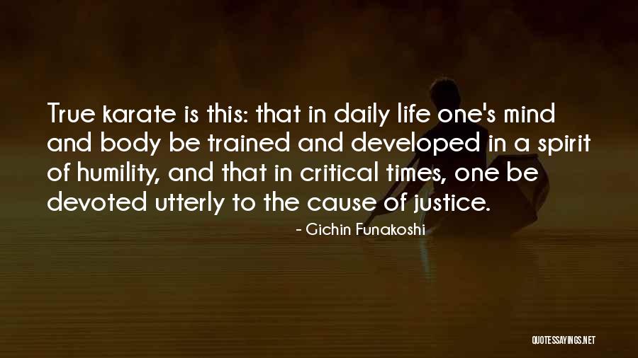 True Daily Life Quotes By Gichin Funakoshi