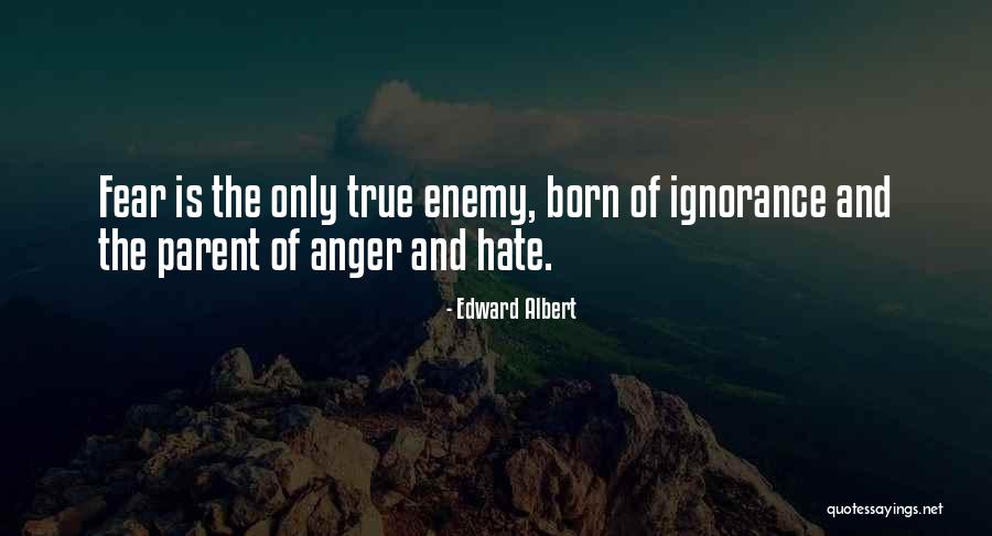 True Enemy Quotes By Edward Albert