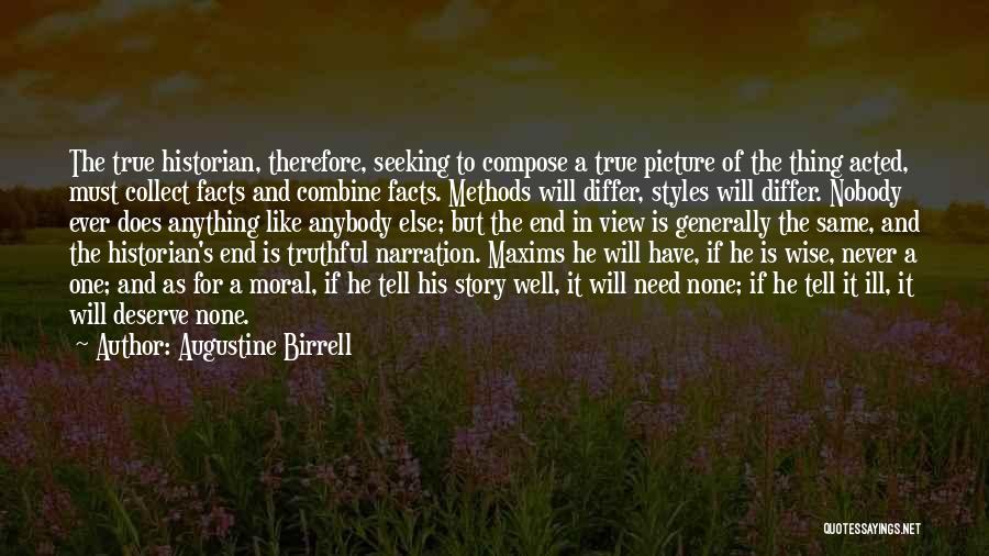 True Facts And Quotes By Augustine Birrell