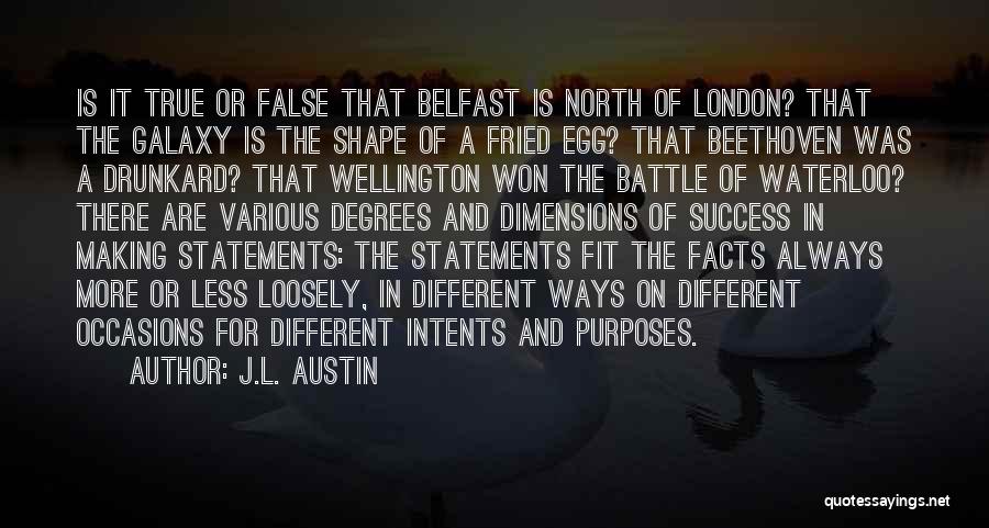 True Facts And Quotes By J.L. Austin