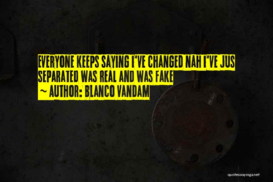 True Fake Quotes By Blanco Vandam