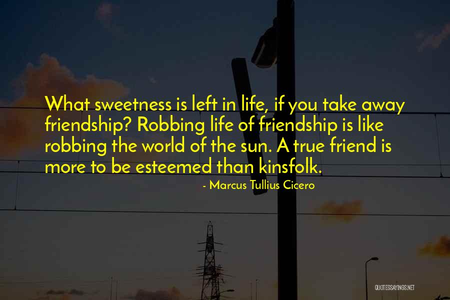 True Friendship Quotes By Marcus Tullius Cicero