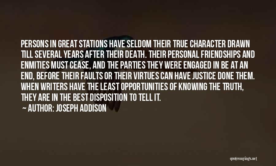 True Friendships Quotes By Joseph Addison