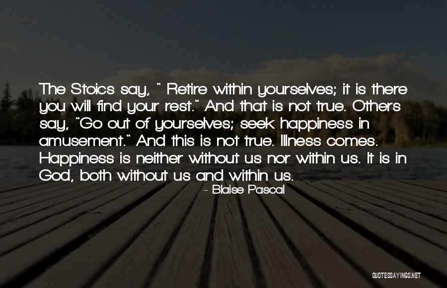 True Happiness God Quotes By Blaise Pascal True Happiness God Quotes By Blaise Pascal