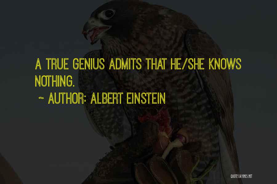 True Humility Quotes By Albert Einstein