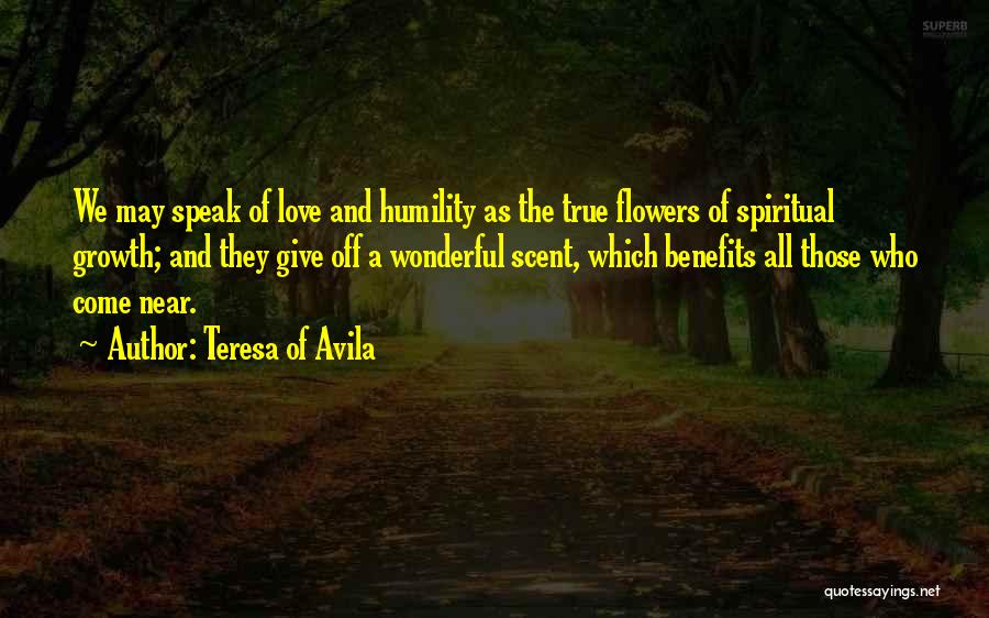 True Humility Quotes By Teresa Of Avila