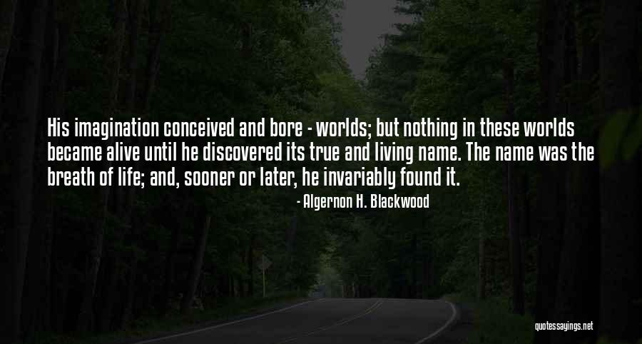 True Imagination Quotes By Algernon H. Blackwood True Imagination Quotes By Algernon H. Blackwood