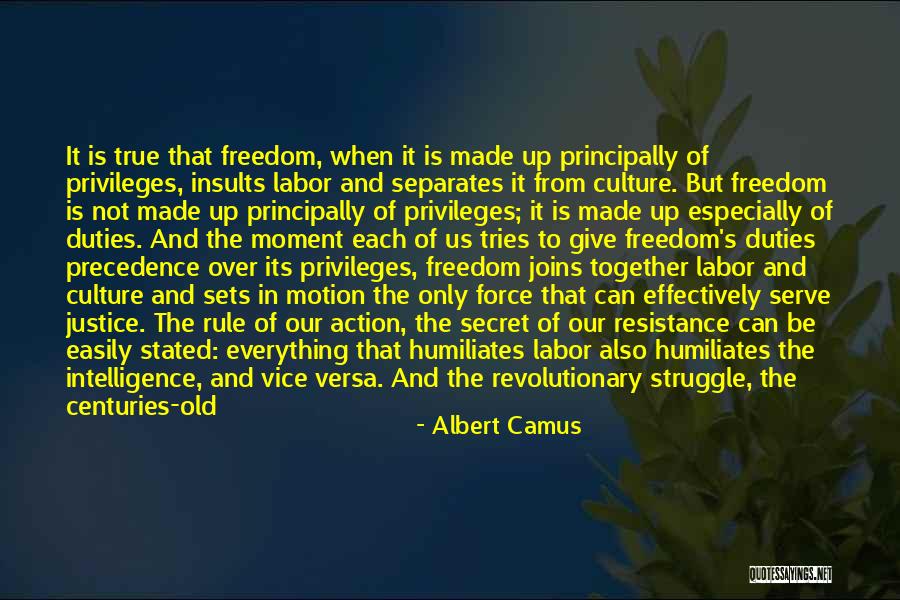 True Intelligence Quotes By Albert Camus True Intelligence Quotes By Albert Camus