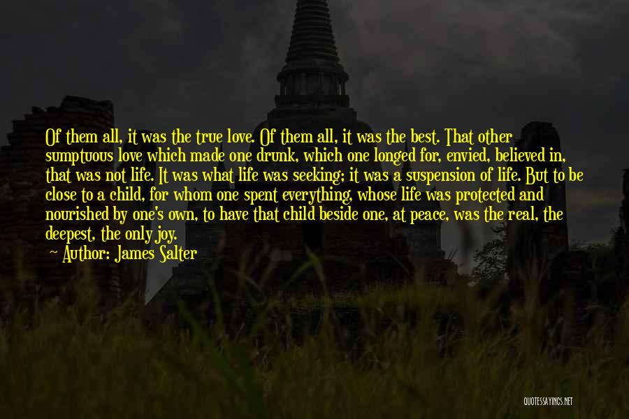 True Joy In Life Quotes By James Salter