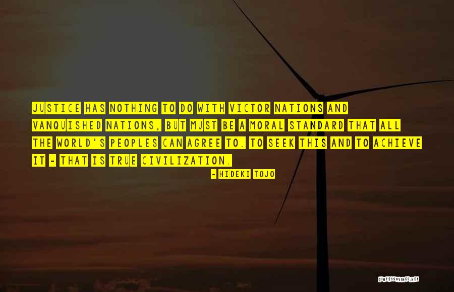 True Justice Quotes By Hideki Tojo True Justice Quotes By Hideki Tojo